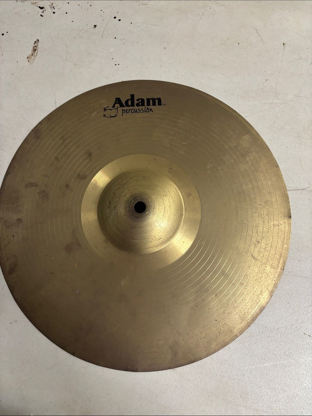 Adam Percussion Brass Cymbal in Gold 14”